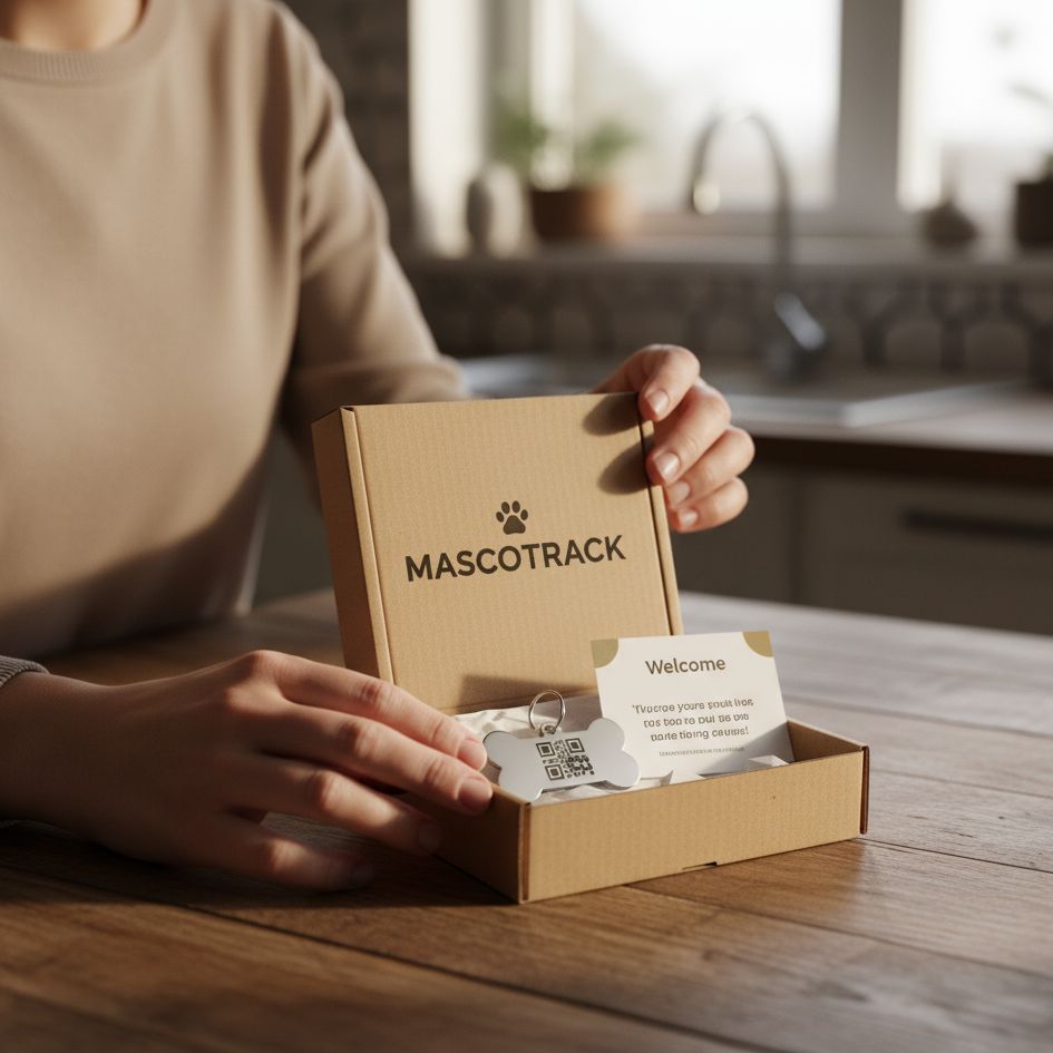 Recibiendo tu placa MASCOTRACK